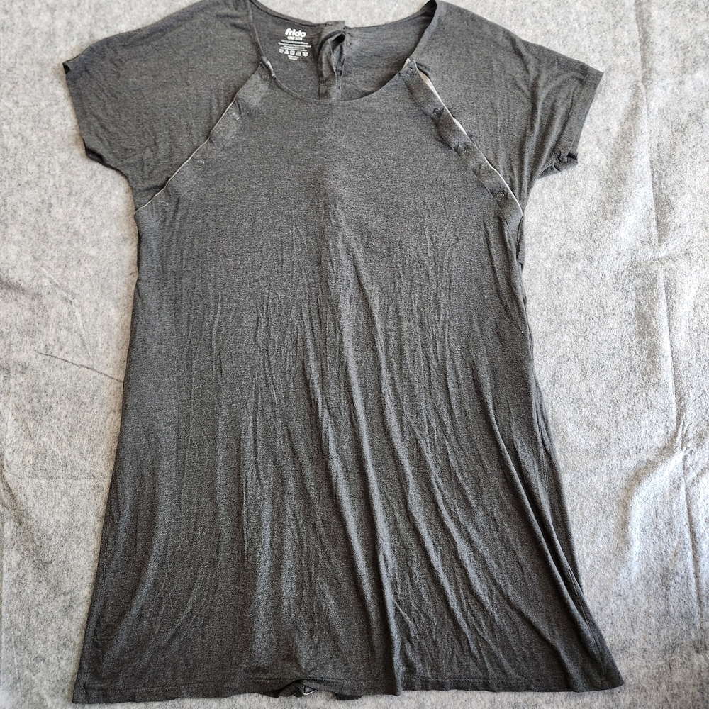 Gray Women's Birthing Hospital Gown